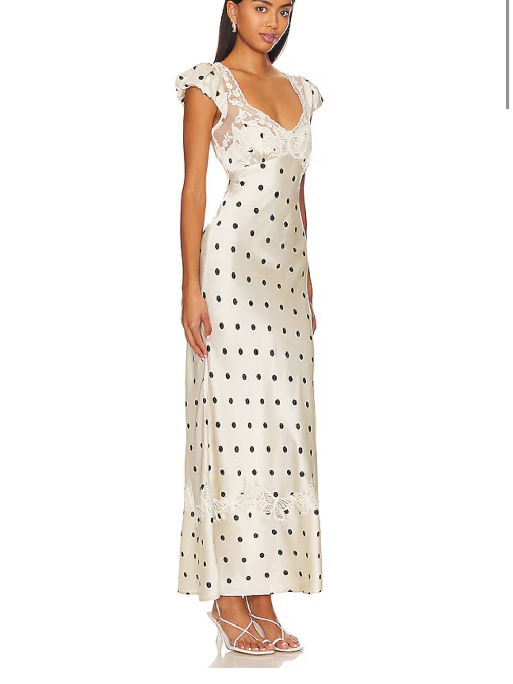 Revolve Free People Butterfly Babe Midi Dress in Tea Combo - Picture 2 of 4